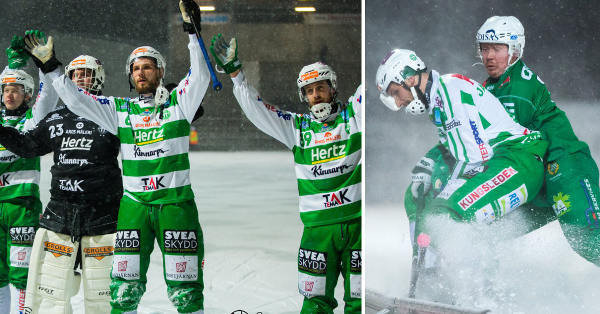 VSK, Hammarby, andra semifinalen, andra semifinalmötet, semifinalen, snylta, snö, VSK vann i snöyran mot Hammarby
